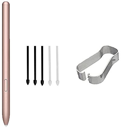 Tab S7 S Pen Remplacement pour Samsung Galaxy Tab S7 / S7+ Plus (EJ-PT870) Stylet S Pen avec 5 Plumes (Or)
