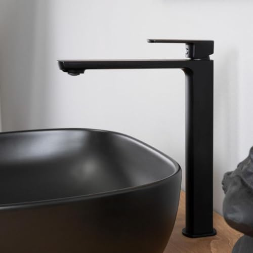 Wanda collection - Robinet haut pour vasque Louga noir