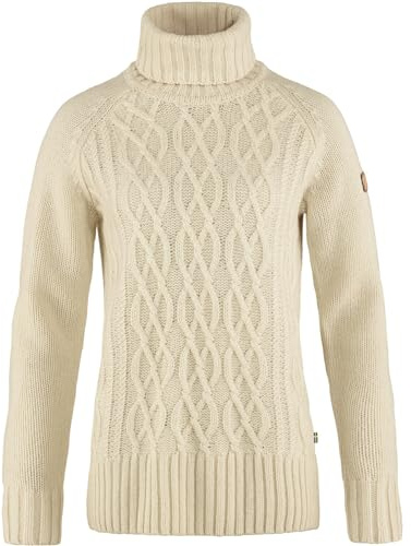 Fjällräven Damen Övik Cable Knit Roller Neck W/Övik Cable Knit Roller Neck W Sweatshirt (1er Pack)