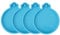 LUTER Stampi Silicone per Resina Natale, 4 pezzi Stampi Resina Ciondoli Stampi in Resina Natalizia con Foro per Appendere, Stampi Silicone per Resina Ciondoli per Gioielli Fai-Da-Te Ciondoli