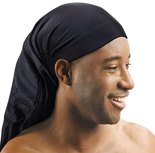 Titan Spandex Dreadlock Cap Super Jumbo Black 1pc - Shower Cap, Bonnet for Sleeping, Skull Cap for Secure Fit and Comfort