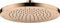 Hansgrohe AXOR ShowerSolutions Duschkopf 245, 1 Strahlart, wassersparend, 35381, Farbe: Polished Red Gold