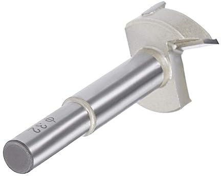 MACHSWON Forstner Drill Bits Tungsten Carbide Wood Hole Saw Opener Drill Bit 32mm Woodworking Drilling Boring Bit Cutter