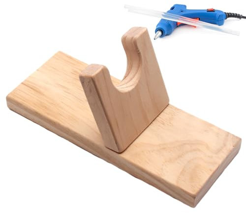 Bexdug Glue Guns Holder - Hot Glue Bracket - Easy to Use Sturdy Heat Proof Anti Slip Feet Glue Guns Holder Stand for Professionals