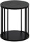 HDANI Runder Sitzhocker Kinder und Erwachsene,Tritthocker,Kleiner Pflanzenhocker,Fußhocker für Bad, Küche,Schlafzimmer,Büro,30×30×34.5cm,Holz Schwarz,1er Set