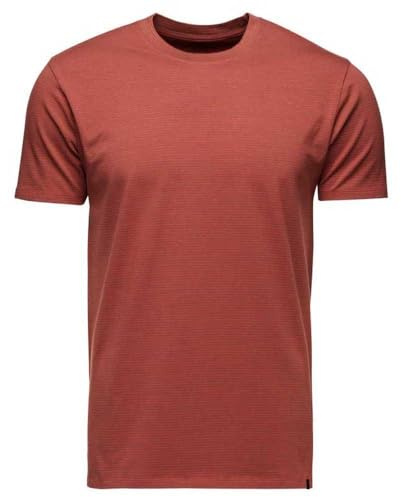 Black Diamond Stripe Short Sleeve T-Shirt L