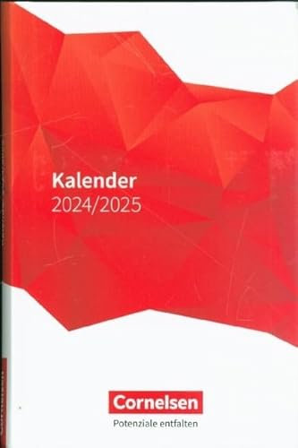 Schulplaner A6 - Schuljahr 2024-2025 - Volk und Wissen-Verlag - Cornelsen - Lehrerkalender - Rot