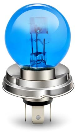 SOFOC-P45T Motorrad/Auto Halogen Scheinwerfer G40 Lampe 12V 45/40W Weiß Abblend/Fernlicht Design Plug & Play 1Stk