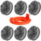 Bobine de rechange pour débroussailleuse Gardena 5307-20, 6,1 m x 1,65 mm pour débroussailleuse Gardena EasyCut ComfortCut PowerCut SmallCut (6 bobines + 1 housse)