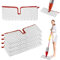 5 Piezas para Vileda 1-2 Spray MAX Recambio Mopa Kit,Microfibra para Vileda Spray MAX Recambio Reutilizable, para Todo Tipo de Suelos