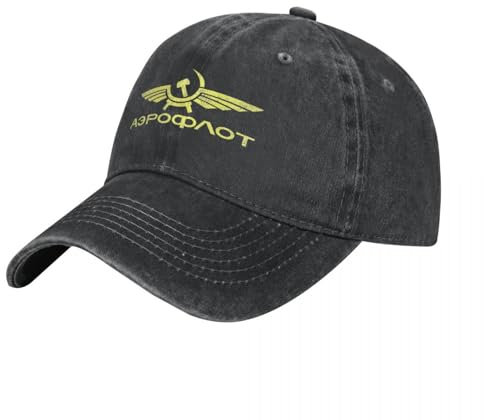 Aeroflot Denim Baseballkappe Flugzeug Logo Weiblich Männlich Design Hip Hop Hüte Frühling Jahrgang Outdoor Gym Baseballkappen