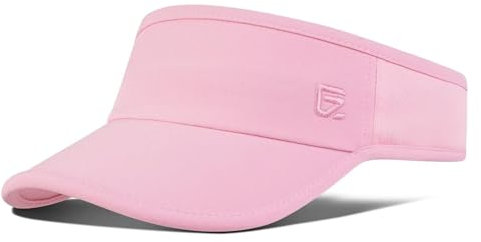 GADIEMKENSD Sonnenhut für Damen und Herren Golfzubehör Sommerstrand-Sonnenvisiere Leicht Atmungsaktiv Verstellbar Lauf-Tennisvisor Sonnenfleck Bequeme Passform für Outdoor-Sportarten Rosa