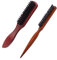 Zonoori 2 Stück Wildschweinborsten Bürste Sleek Zopf, Slick Back Hair Brush, Haarbürste Sleek Look