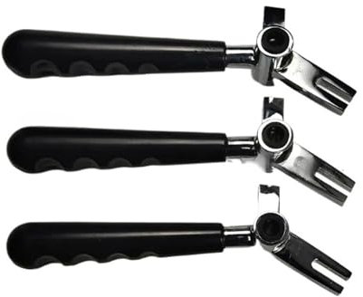 3 Straight Hand Levers Accessories Black Color Handles ，Compatible For Vevor Soft Serve Ice Cream Machines Spare Parts