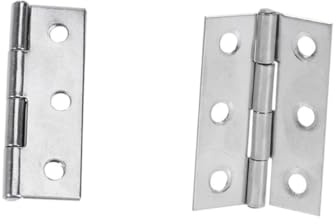 OUNONA 20 pezzi Cerniere Mobili in Acciaio Inox Cerniera Nascosta per Sportelli Cucina e Porte Casa Fissaggio Stabile e Funzione Silenziosa di Chiusura Morbida