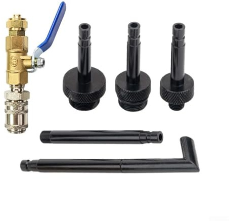 SageFurned Automatikgetriebefülladapter Manuell Kit 722.9 für Mercedes-Benz mit Metallverteiler und Absperrventil, kompatibel mit 09G 01J für CVT für DSG ATF Modelle