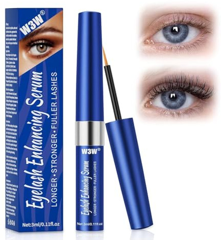 Wimpernserum Ohne Hormone, Wimpernwachstumsserum, Lash Serum Augenbrauenverstärker und Wimpernserum Lashes Wimpern Serum für längeres, dickeres, volleres, stärkeres Wachstum vegan