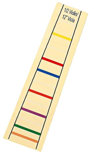 Gadpiparty 12 Zoll Viola Fingerboard Aufkleber Bundaufkleber aus Papier für Anfänger und Leicht Anzubringen und Beschädigung für Übung und Lernen