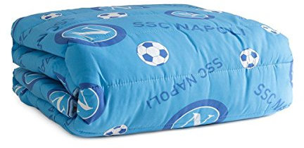 ssc napoli Trapuntino Ufficiale con Logo Singolo Una Piazza Q665