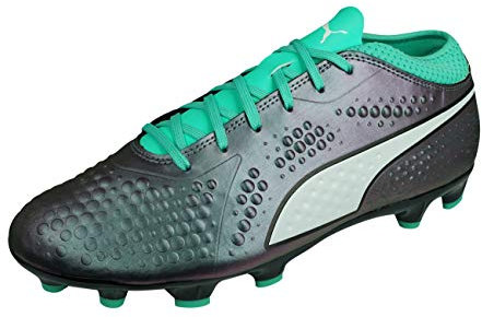 PUMA ONE 4 IL Synthetic Mens Football Boots Hard Ground-Green-7.5