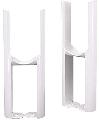 NRG Floor Mounting Radiator Leg Kit for Traditional 2 Column Radiator White