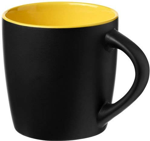 Bullet Tazza Riviera in Ceramica Nero,Giallo