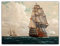Kunstdruck Poster - Michael Zeno Diemer Schiff auf dem Meer 40x30 cm ca. A3 - Alte Meister Bild ohne Rahmen