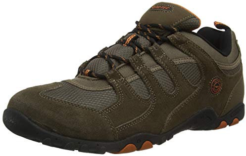 Hi-Tec Men's QUADRA II, Taupe/Burnt Orange, 7 UK
