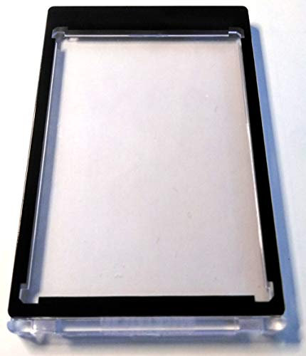 docsmagic.de 5 x Magnetic Card Holder Black Border 180 PT UV Safe - Magnet Kartenhalter