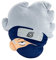 Club Mocchi Mocchi - Mega Kakashi Plüschtier 38cm von Nintendo, super weiches Kissen, Schlafzimmer-Accessoires für Sammler sowie Mädchen und Jungen ab 3 Jahren