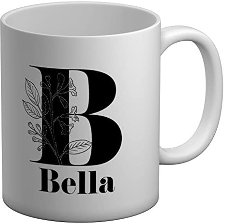 Shopagift Personalised Alphabet - B White 11oz Large Mug Cup