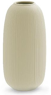 Storefactory - Vase, Blumenvase - ÅBY - Keramik - beige - (ØxH) 12 x 25 cm