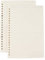 AMO HERMOSO 2 Packungen A5 Refill Papier für Spiralblock Notizblock, liniert, Notebook Lined Paper, 80gsm, 120 Blatt, 240 Seiten (liniert-refill)