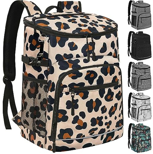 Thermo-Rucksack, isoliert, auslaufsicher, wasserdicht, Kühltasche, 30/45 Dosen, große Kapazität, leicht, für Reisen, Camping, Strand, Kühltasche für Männer und Frauen