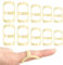 Bekecidi 10 STÜCKE Ovale Fingerschiene – Trigger-Fingerschiene Fingerstütze, 5 Größen Fingerstrecker-Klammer Tragbare Klammer-Unterstützung (3, 4, 5, 6, 7)
