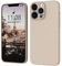 WXX Silicone Soft Ultra Slim Case for iPhone 12 Pro Max 6.1-inch - Camera Protection, Anti-Scratch, Lightweight, Khaki