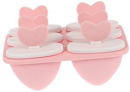 Cabilock molde para helados ice cream mold paleta heladera heladera herramientas fabricantes de moldes para helados bandeja de chocolate refrigerador Bandeja de hielo rosa