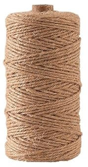 La cordeline Ficelle Jute Naturel Ø1mm pour Le Jardinage, Bricolage, activités manuelles, Emballage, Fleuristerie, Naturelle (Taille : 500m)