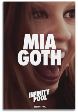 Mia GothFilm-Poster, TV-Serie, Kunstposter, Druckposter für Hausbau, ästhetische Dekoration, Leinwand, Wandkunst, Schlafzimmerdekoration, 30 x 45 cm, ungerahmt, 11