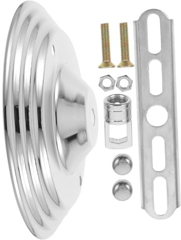 JEWEDECO Lichtbaldachin Kit Für Deckenleuchten Abdeckplatte Für Pendelleuchten Wiederverwendbar Robust Passt Zu Verschiedenen Deckenleuchtenstilen Für Moderne Und Retro Dekoration