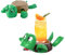Turtle Funny Coaster, 3D Printed Turtle Cup Holder with Open Eye Funny Stress Relief Turtle Toy, Gift for Turtles Lover Home Office Desk (A)