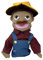 Karriere-Handpuppe – Arztpuppe, weiche Plüsch-Koch, Feuerwehrmann, Bauer, Arbeiter, Detektiv, Arzt, Plüschpuppe, weiche Plüsch-Cartoon-Handpuppe