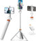 62 Phone Tripod Stand with Bluetooth Remote, Extendable Selfie Stick & Travel Tripod for Smartphones