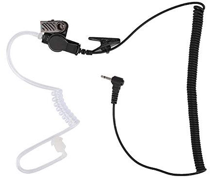 Auricular de 2,5 Mm con Tubo de Sonido Acústico de Aire para Micrófono de Altavoz, Auricular de Vigilancia de Seguridad, Material