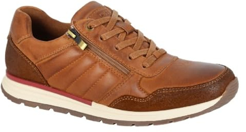 R21 Original M854 Men's Leather Comfort Smart 5 Eye Lace/Zip Everyday Leisure Trainers Shoes