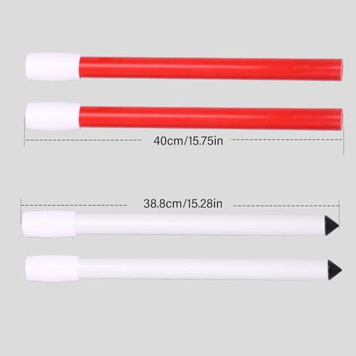 XIAOQENAN Ensemble de drapeaux de golf avec trou pour putter des drapeaux verts et une tasse de trou portable pour cour et jardin