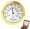 BommFu Humidor -Luftfeuchtigkeitssensor, Humidor Hygrometer - Hochgenauige analoge runde Luftfeuchtigkeitssensor - Hygrometermonitor für Humidor -Schrankdose Pflege und Wartung