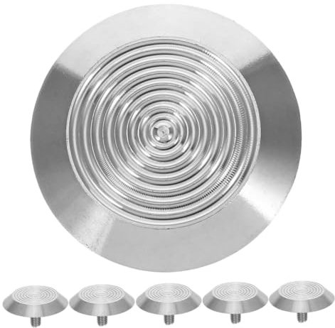 Homoyoyo Lot De 6 Clous De Guidage Pour Trottoirs Aveugles En Acier Inoxydable Clous De Sécurité Tactiles Pour Trottoirs D'Aéroports Et Métros