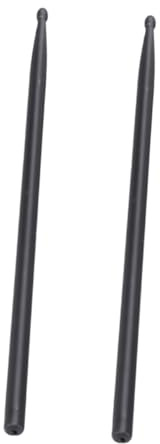 5a Drumstick aus Kohlefaser, 1 Paar für Jazz Drums | Runde Form, Glatte Oberfläche und Gleichmäßiger Rebound, Schwarz, für Proben und Bühnenauftritte
