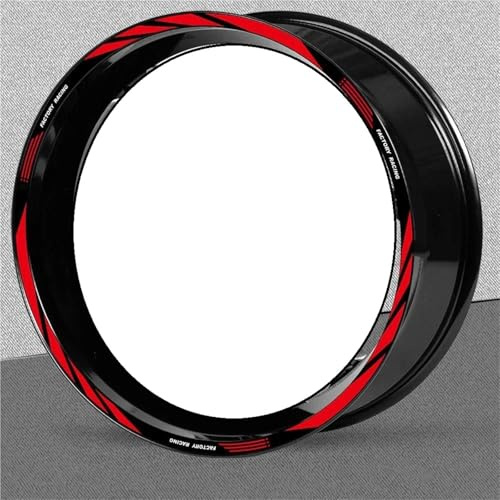 Radnabenaufkleber Motorrad-Felgenaufkleber Für Aprilia V4 Für Tuono 1100 Shiver 750 900, Reflektierende Streifen, Aufkleber Für Felgen Und Naben Motorrad Dekor Felgenaufkleber(Farbe 10)
